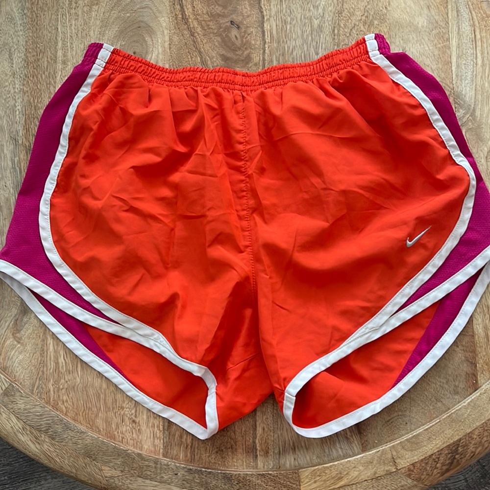 3 for $18 Nike running shorts in orange and pink size small